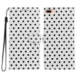 Custodia per telefono in ecopelle con fibbia magnetica a stella e cinturino da polso., For iPhone XS / X, For iPhone XR, For iPhone XS Max, For iPhone 8 Plus / 7 Plus