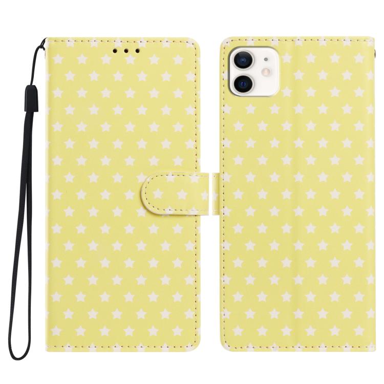 Custodia per telefono in ecopelle con fibbia magnetica a stella e cinturino da polso., For iPhone 12 mini, For iPhone 11 Pro Max, For iPhone 11, For iPhone 11 Pro