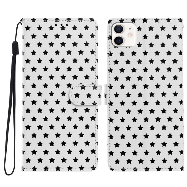Custodia per telefono in ecopelle con fibbia magnetica a stella e cinturino da polso., For iPhone 12 mini, For iPhone 11 Pro Max, For iPhone 11, For iPhone 11 Pro