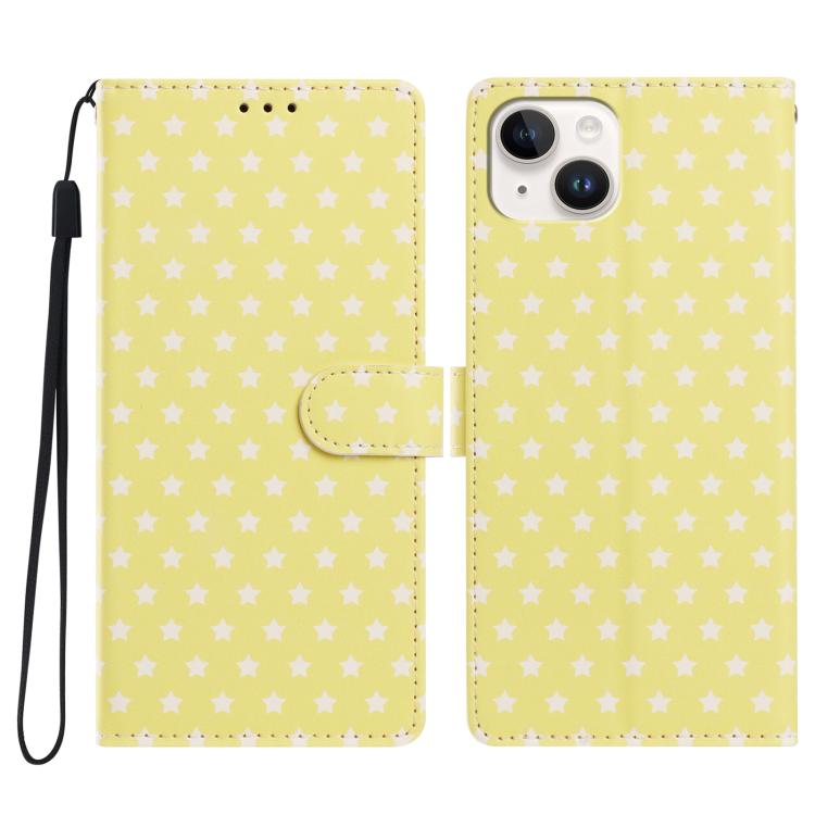 Custodia per telefono in ecopelle con fibbia magnetica a stella e cinturino da polso., For iPhone 13, For iPhone 13 mini, For iPhone 12 / 12 Pro, For iPhone 12 Pro Max