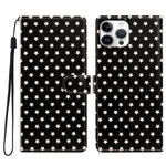 Custodia per telefono in ecopelle con fibbia magnetica a stella e cinturino da polso., For iPhone 14 Pro Max, For iPhone SE 2022 / SE 2020, For iPhone 13 Pro Max, For iPhone 13 Pro