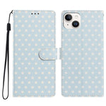 Custodia per telefono in ecopelle con fibbia magnetica a stella e cinturino da polso., For iPhone 15, For iPhone 14 Plus, For iPhone 14, For iPhone 14 Pro