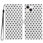 Custodia per telefono in ecopelle con fibbia magnetica a stella e cinturino da polso., For iPhone 16, For iPhone 15 Pro Max, For iPhone 15 Pro, For iPhone 15 Plus