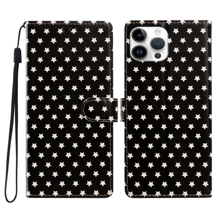 Custodia per telefono in ecopelle con fibbia magnetica a stella e cinturino da polso., For iPhone 16, For iPhone 15 Pro Max, For iPhone 15 Pro, For iPhone 15 Plus