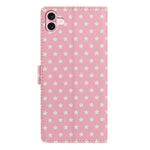 Custodia per telefono in ecopelle con fibbia magnetica a stella e cinturino da polso., For iPhone 16, For iPhone 15 Pro Max, For iPhone 15 Pro, For iPhone 15 Plus