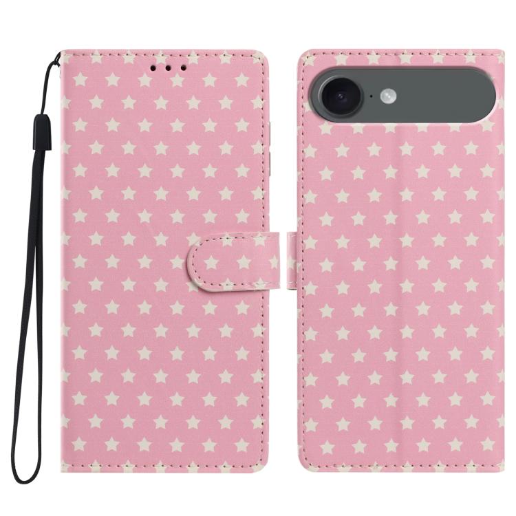 Custodia per telefono in ecopelle con fibbia magnetica a stella e cinturino da polso., For iPhone Air, For iPhone 16 Pro Max, For iPhone 16 Pro, For iPhone 16 Plus