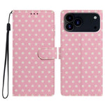 Custodia per telefono in ecopelle con fibbia magnetica a stella e cinturino da polso., For iPhone 17e / 16e, For iPhone 17 Pro Max, For iPhone 17 Pro, For iPhone 17