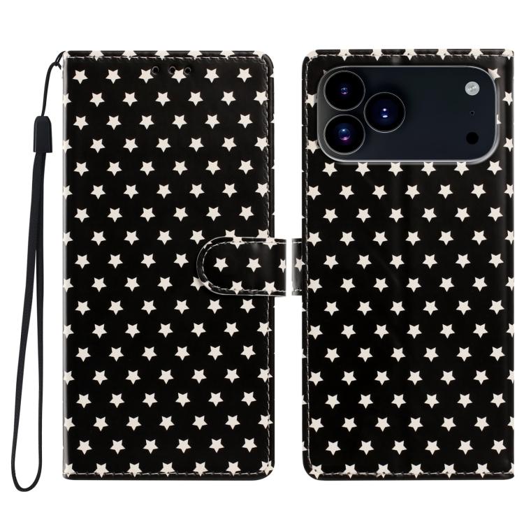 Custodia per telefono in ecopelle con fibbia magnetica a stella e cinturino da polso., For iPhone 17e / 16e, For iPhone 17 Pro Max, For iPhone 17 Pro, For iPhone 17