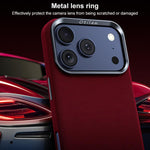 Custodia per telefono in pelle microfibra magnetica a copertura totale della serie Ottilan, For iPhone 17 Pro Max, For iPhone 17 Pro, For iPhone 17