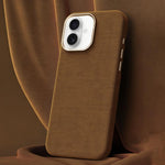 Custodia per telefono in pelle microfibra magnetica a copertura totale della serie Ottilan, For iPhone 16 Pro Max, For iPhone 16 Pro, For iPhone 16 Plus