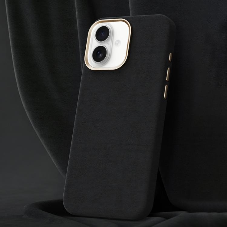 Custodia per telefono in pelle microfibra magnetica a copertura totale della serie Ottilan, For iPhone 16 Pro Max, For iPhone 16 Pro, For iPhone 16 Plus