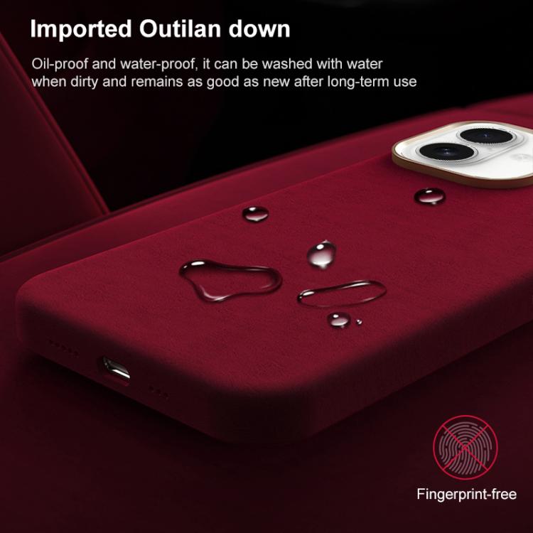 Custodia per telefono in pelle microfibra magnetica a copertura totale della serie Ottilan, For iPhone 16, For iPhone 15 Pro Max, For iPhone 15 Pro
