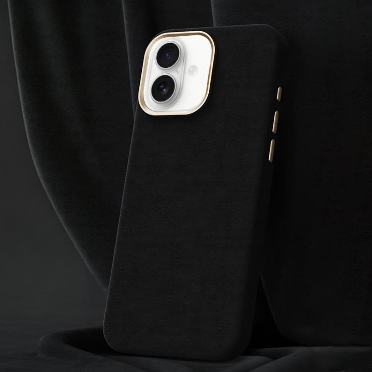 Custodia per telefono in pelle microfibra magnetica a copertura totale della serie Ottilan, For iPhone 16, For iPhone 15 Pro Max, For iPhone 15 Pro