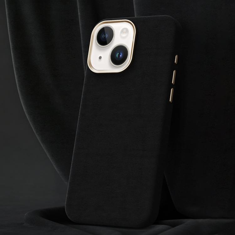 Custodia per telefono in pelle microfibra magnetica a copertura totale della serie Ottilan, For iPhone 15 Plus / 14 Plus, For iPhone 15, For iPhone 14 / 13