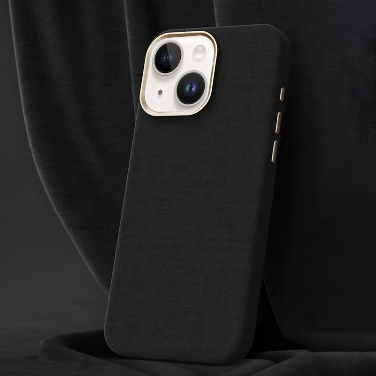 Custodia per telefono in pelle microfibra magnetica a copertura totale della serie Ottilan, For iPhone 15 Plus / 14 Plus, For iPhone 15, For iPhone 14 / 13