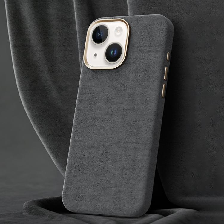 Custodia per telefono in pelle microfibra magnetica a copertura totale della serie Ottilan, For iPhone 15 Plus / 14 Plus, For iPhone 15, For iPhone 14 / 13