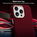 Custodia per telefono in pelle microfibra magnetica a copertura totale della serie Ottilan, For iPhone 13 Pro
