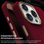 Custodia per telefono in pelle microfibra magnetica a copertura totale della serie Ottilan, For iPhone 13 Pro