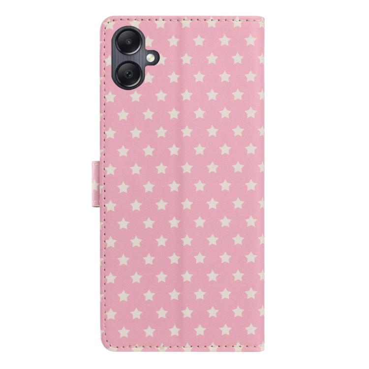 Custodia per telefono in ecopelle con fibbia magnetica a stella e cinturino da polso., For Galaxy A05, For Galaxy A05s, For Galaxy A25 5G, For Galaxy A24 4G