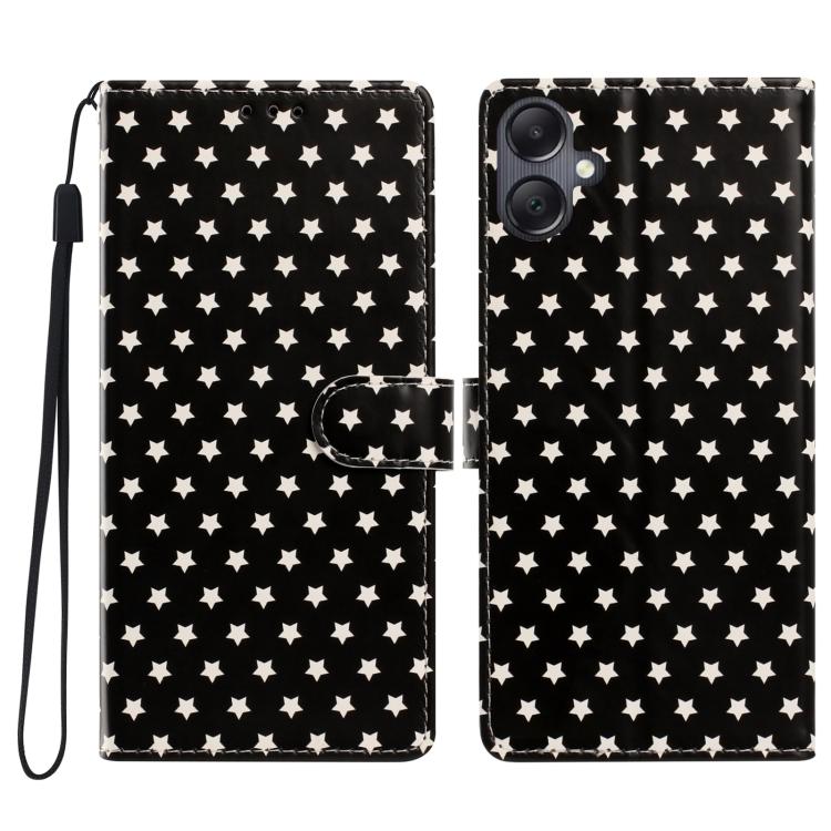 Custodia per telefono in ecopelle con fibbia magnetica a stella e cinturino da polso., For Galaxy A05, For Galaxy A05s, For Galaxy A25 5G, For Galaxy A24 4G