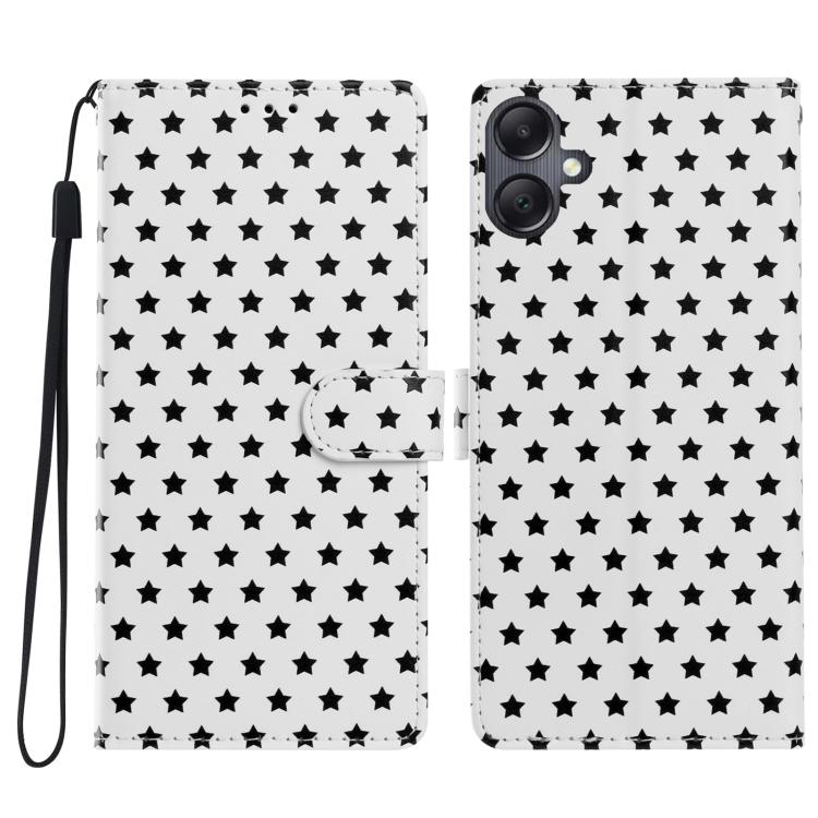 Custodia per telefono in ecopelle con fibbia magnetica a stella e cinturino da polso., For Galaxy A16 5G / 4G, For Galaxy A06 4G, For Galaxy A15 5G, For Galaxy A35 5G