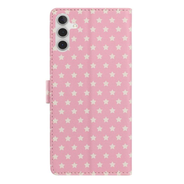 Custodia per telefono in ecopelle con fibbia magnetica a stella e cinturino da polso., For Galaxy A16 5G / 4G, For Galaxy A06 4G, For Galaxy A15 5G, For Galaxy A35 5G