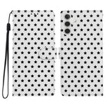 Custodia per telefono in ecopelle con fibbia magnetica a stella e cinturino da polso., For Galaxy A16 5G / 4G, For Galaxy A06 4G, For Galaxy A15 5G, For Galaxy A35 5G