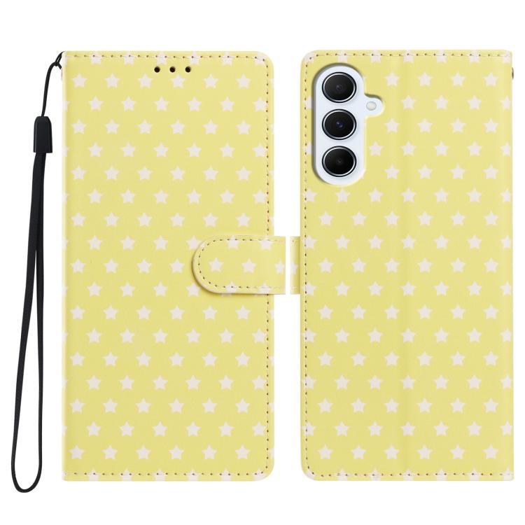 Custodia per telefono in ecopelle con fibbia magnetica a stella e cinturino da polso., For Galaxy A27 5G, For Galaxy A56 5G, For Galaxy A26 5G, For Galaxy A36 5G
