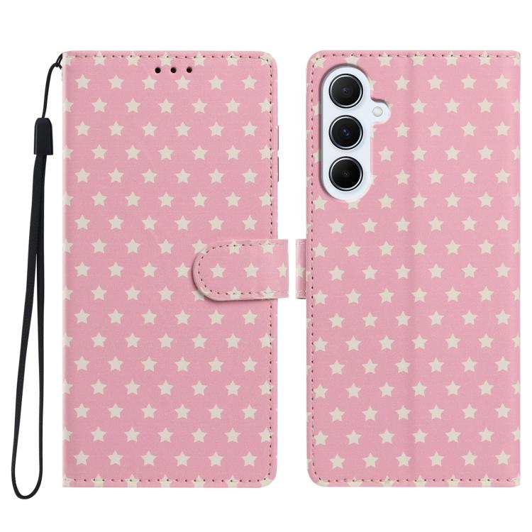 Custodia per telefono in ecopelle con fibbia magnetica a stella e cinturino da polso., For Galaxy A27 5G, For Galaxy A56 5G, For Galaxy A26 5G, For Galaxy A36 5G