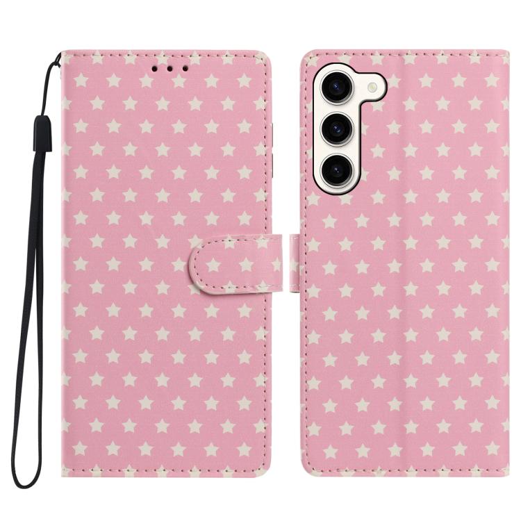 Custodia per telefono in ecopelle con fibbia magnetica a stella e cinturino da polso., For Galaxy S23 Ultra 5G, For Galaxy S23+ 5G, For Galaxy S23 5G