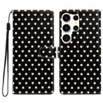 Custodia per telefono in ecopelle con fibbia magnetica a stella e cinturino da polso., For Galaxy S23 Ultra 5G, For Galaxy S23+ 5G, For Galaxy S23 5G