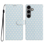 Custodia per telefono in ecopelle con fibbia magnetica a stella e cinturino da polso., For Galaxy S24 Ultra 5G, For Galaxy S24+ 5G, For Galaxy S24 5G, For Galaxy S23 FE 5G