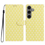 Custodia per telefono in ecopelle con fibbia magnetica a stella e cinturino da polso., For Galaxy S24 Ultra 5G, For Galaxy S24+ 5G, For Galaxy S24 5G, For Galaxy S23 FE 5G