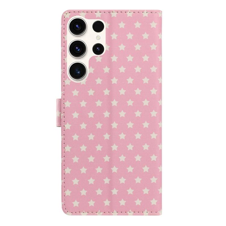 Custodia per telefono in ecopelle con fibbia magnetica a stella e cinturino da polso., For Galaxy S24 Ultra 5G, For Galaxy S24+ 5G, For Galaxy S24 5G, For Galaxy S23 FE 5G