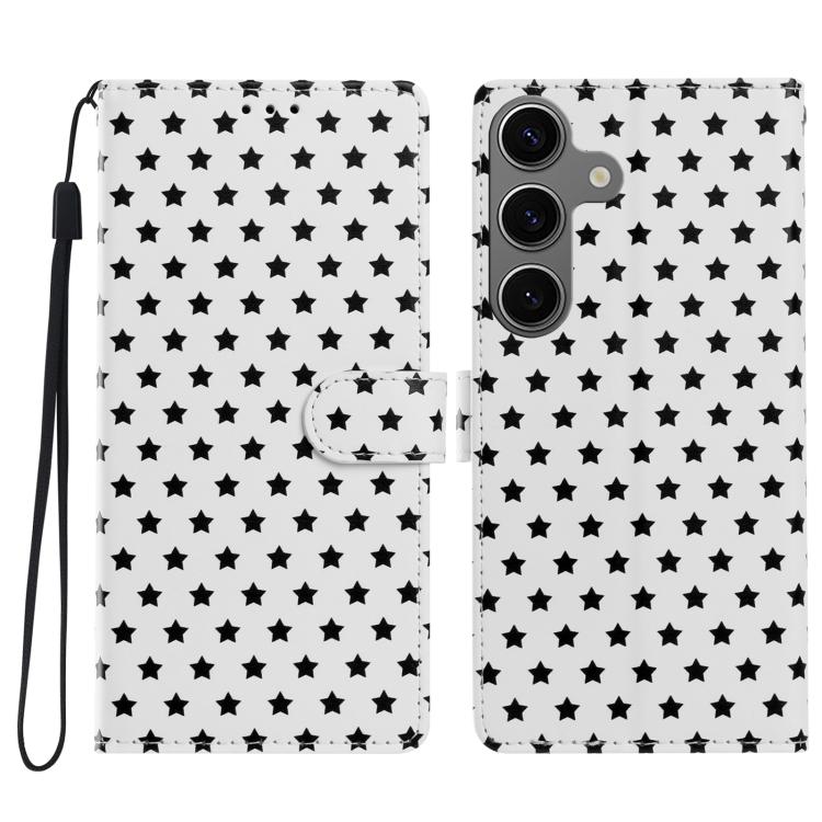 Custodia per telefono in ecopelle con fibbia magnetica a stella e cinturino da polso., For Galaxy S25 5G, For Galaxy S25+ 5G, For Galaxy S25 Ultra 5G, For Galaxy S24 FE 5G