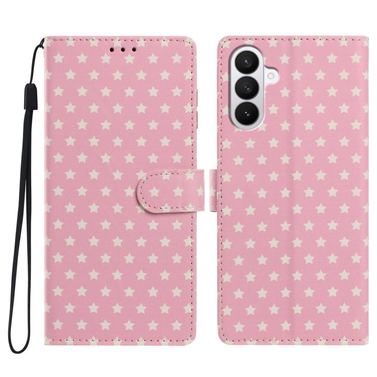 Custodia per telefono in ecopelle con fibbia magnetica a stella e cinturino da polso., For Galaxy S26+ 5G, For Galaxy S26 Ultra 5G, For Galaxy S26 5G, For Galaxy S25 Edge 5G