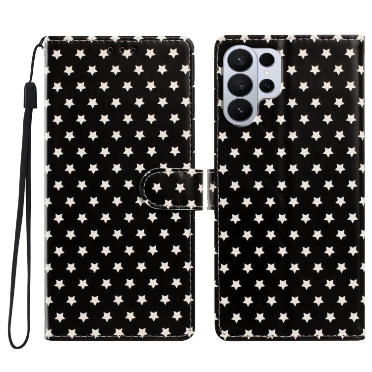 Custodia per telefono in ecopelle con fibbia magnetica a stella e cinturino da polso., For Galaxy S26+ 5G, For Galaxy S26 Ultra 5G, For Galaxy S26 5G, For Galaxy S25 Edge 5G