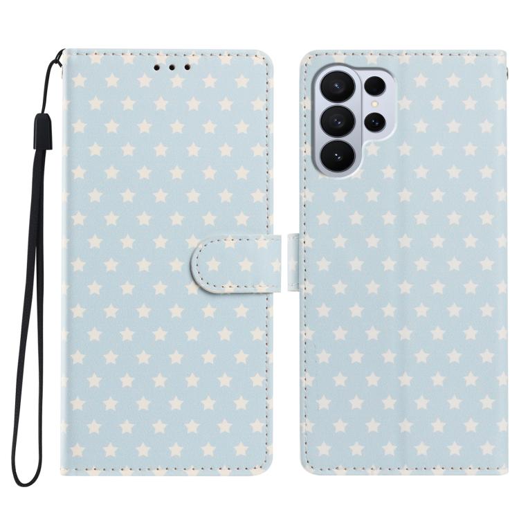 Custodia per telefono in ecopelle con fibbia magnetica a stella e cinturino da polso., For Galaxy S26+ 5G, For Galaxy S26 Ultra 5G, For Galaxy S26 5G, For Galaxy S25 Edge 5G