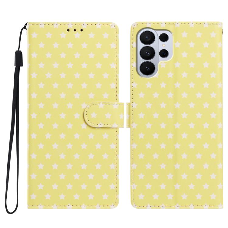 Custodia per telefono in ecopelle con fibbia magnetica a stella e cinturino da polso., For Galaxy S26+ 5G, For Galaxy S26 Ultra 5G, For Galaxy S26 5G, For Galaxy S25 Edge 5G