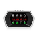 P17 Car HUD Head-up Display GPS Misuratore di velocità Auto OBD2 Codice di eliminazione guasti, P17