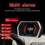 P17 Car HUD Head-up Display GPS Misuratore di velocità Auto OBD2 Codice di eliminazione guasti, P17