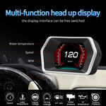 P17 Car HUD Head-up Display GPS Misuratore di velocità Auto OBD2 Codice di eliminazione guasti, P17