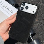 Custodia per telefono in TPU con motivo a crine di cavallo, magnetica e copertura completa., For iPhone 17 Pro Max, For iPhone 17 Pro, For iPhone 17, For iPhone 16 Pro Max, For iPhone 16 Pro, For iPhone 16