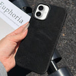 Custodia per telefono in TPU con motivo a crine di cavallo, magnetica e copertura completa., For iPhone 17 Pro Max, For iPhone 17 Pro, For iPhone 17, For iPhone 16 Pro Max, For iPhone 16 Pro, For iPhone 16