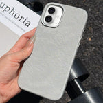 Custodia per telefono in TPU con motivo a crine di cavallo, magnetica e copertura completa., For iPhone 17 Pro Max, For iPhone 17 Pro, For iPhone 17, For iPhone 16 Pro Max, For iPhone 16 Pro, For iPhone 16