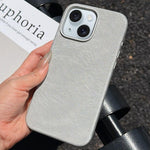 Custodia per telefono in TPU con motivo a crine di cavallo, magnetica e copertura completa., For iPhone 15 Pro Max, For iPhone 15 Pro, For iPhone 15 Plus, For iPhone 15