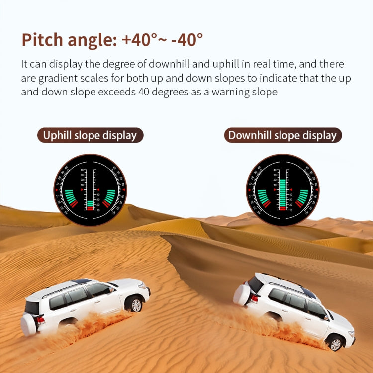 P18 GPS Car HUD Head-up Display Velocità/Tensione/Chilometraggio del veicolo, P18