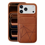 Portafoglio multifunzionale verticale con apertura a libro e custodia posteriore per telefono in ecopelle., For iPhone 17 Pro Max, For iPhone 17 Pro, For iPhone 17
