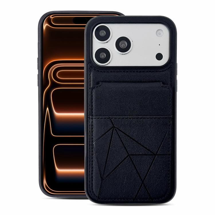 Portafoglio multifunzionale verticale con apertura a libro e custodia posteriore per telefono in ecopelle., For iPhone 17 Pro Max, For iPhone 17 Pro, For iPhone 17