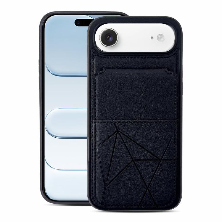 Portafoglio multifunzionale verticale con apertura a libro e custodia posteriore per telefono in ecopelle., For iPhone Air, For iPhone 16 Pro Max, For iPhone 16 Pro